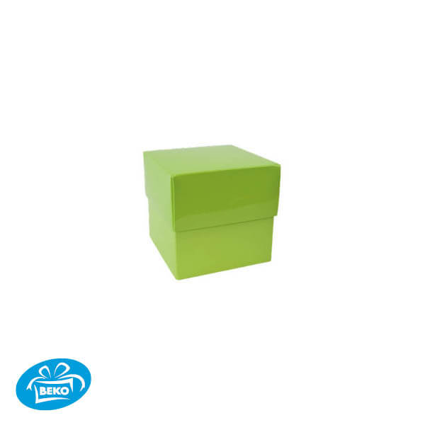 Bonbondoos 6,6x6,6x6,6 125gr. Deep Cover Box Groen