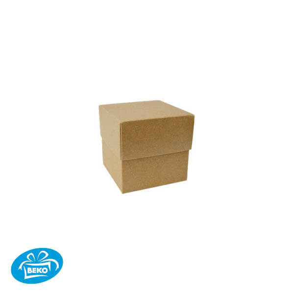 Bonbondoos 6,6x6,6x6,6 125gr. Deep Cover Box Kraft
