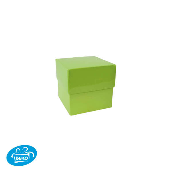 Bonbondoos 8,3x8,3x7,6 250gr. Deep Cover Box Groen