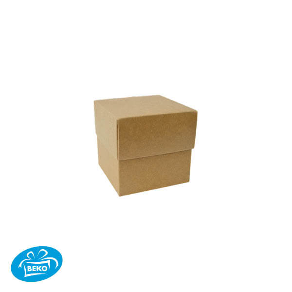 Bonbondoos 8,3x8,3x7,6 250gr. Deep Cover Box Kraft