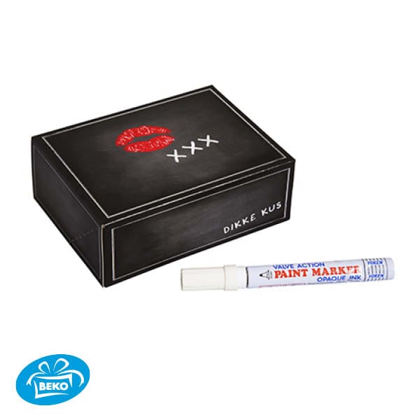 Bonbondoos 120x95x45 (incl. stift) Chalk Liefde