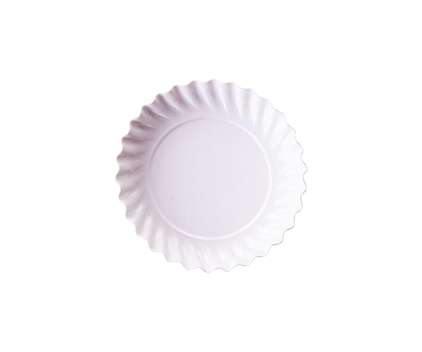Schotel Ø9 cm wit 290 gr/m2