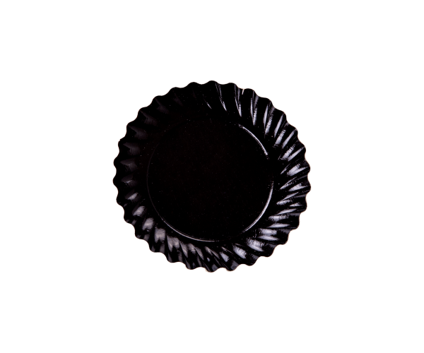 Schotel Ø9 cm zwart 290 gr/m2