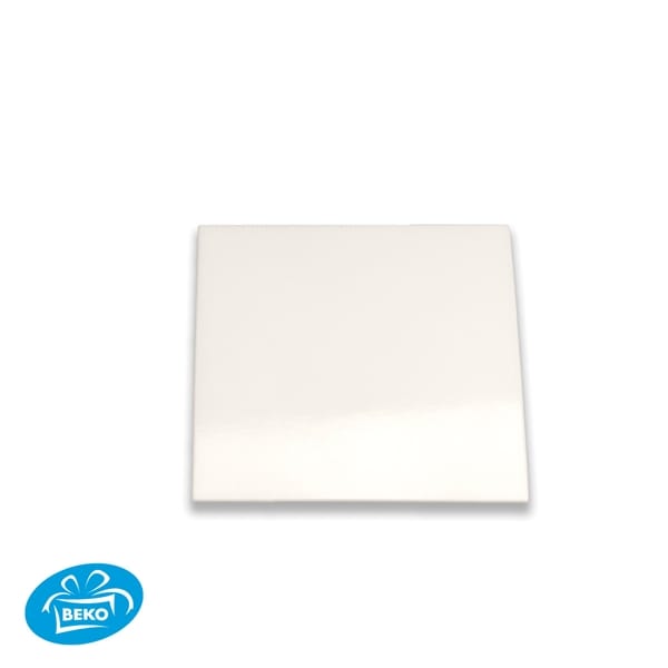 Karton 9x9cm Wit gelamineerd d=1,4mm