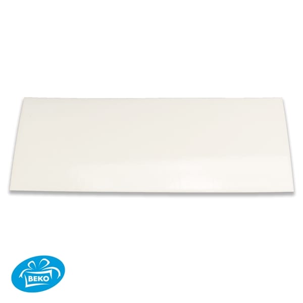 Karton 9,7x25,8cm Wit gelamineerd d=1,4mm