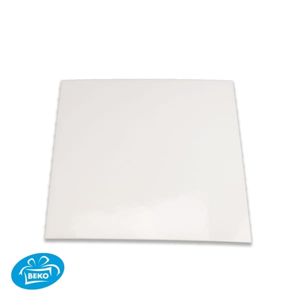 Karton 18x18cm Wit gelamineerd d=1,4mm