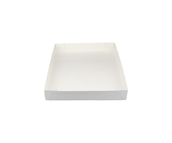 Bakschaal Plaatcake 37,1x28,6x4,5 Blanco + sluitsysteem