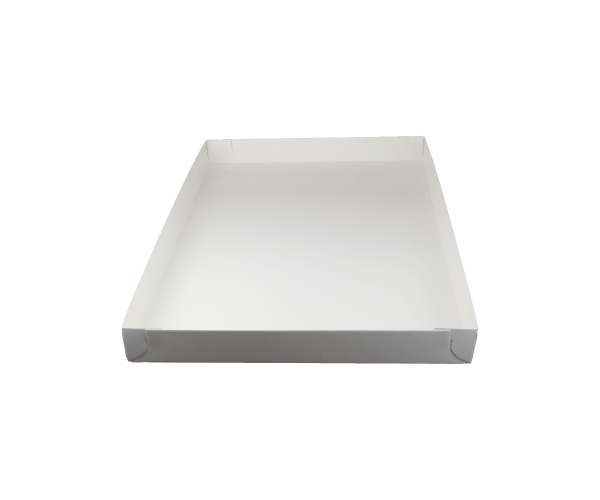 Bakschaal Plaatcake 57,5x38,4x4,5 Blanco + sluitsysteem