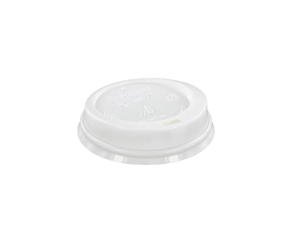 Koffie Beker Deksel PS 70 mm wit  6 en 7 oz