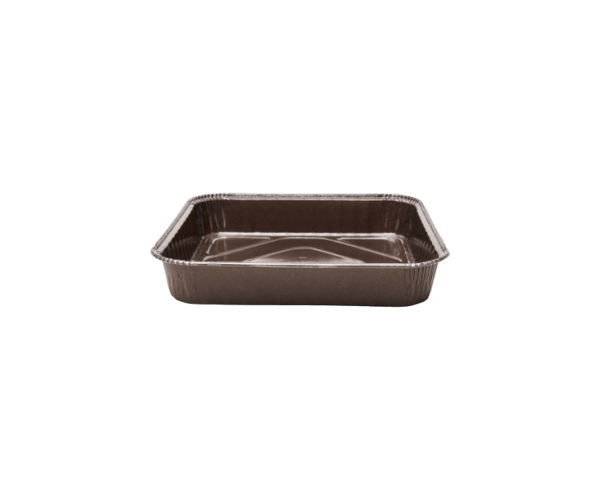 Optima Bakschaal Vierkant 17,5x17,5x3,25cm Bruin