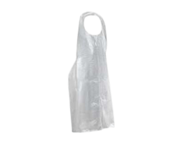 Schort 81x125cm Wit HACCP 20µ