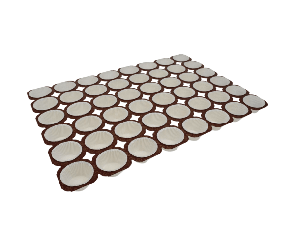 Muffintray Ø40mm-H=30mm 48cup/tray