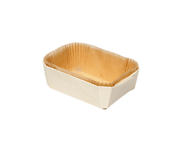 Bakvorm Hout 14x9,5x5 Prince+Bakpapier
