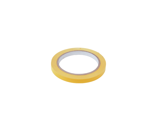 PVC Sluittape 9mmx66mtr Geel