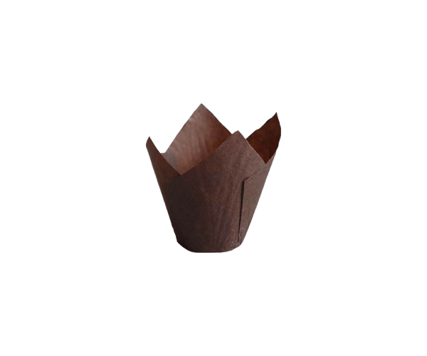 Caisse 150/50mm 'Tulp Medium' Bruin (Muffin)