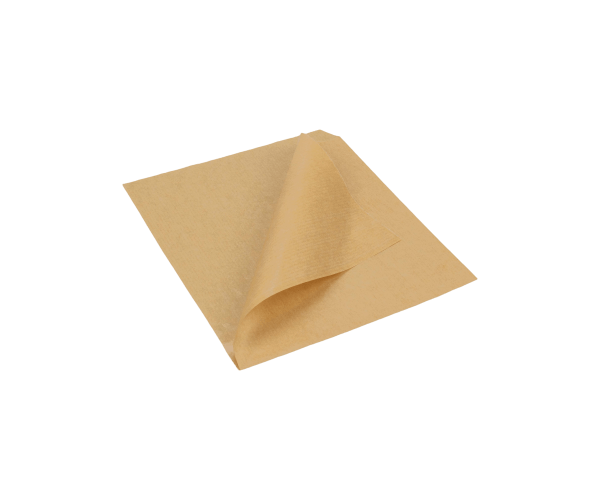 Bruin Kraft Hamburgerzak gecoat 16x16cm (174729)