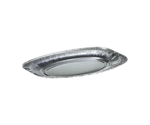 Cateringschaal.Ovaal Aluminium 35cm