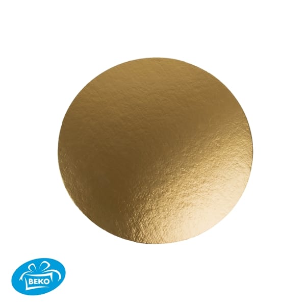 Karton Zwart/Goud Ø20cm 1,5mm