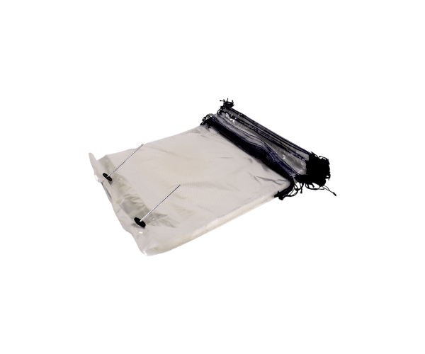 Micro geperf. koordzak 30µ CPP 25x35+4cm  3x Beugel