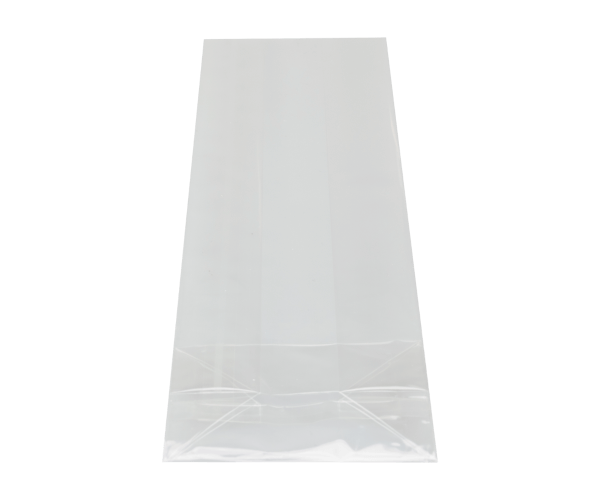 PP Blokbodemzak 40µ 120+70x330mm Blanco