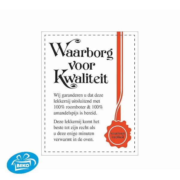 Roomb.bijsluiter 8x10cm Waarborg voor kwaliteit