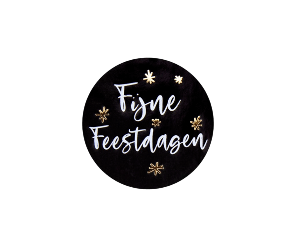 Etiket Model 315B 'Fijne Feestdagen'