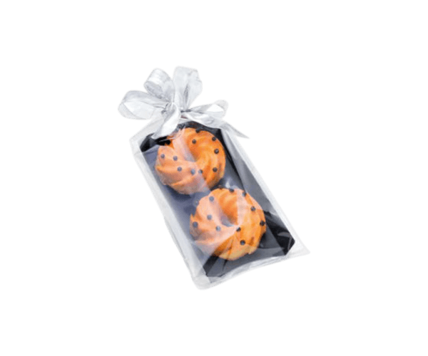 Enkelzijdige Koekschaal 20x9,5x2,5 Zwart/Zwart