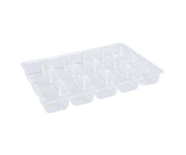 Interieur APET 250µ 15-Vak 185x120x20 transparant
