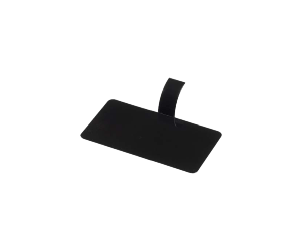 PS Schotel met lip 10x5,5 cm Zwart (PS32273)