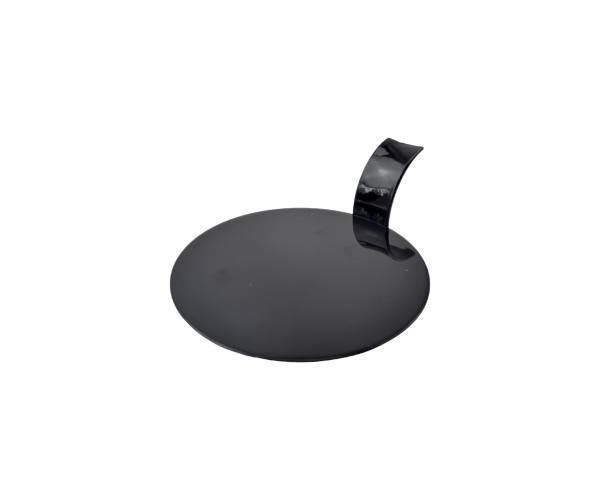 PS Schotel met lip Ø8,0 cm Zwart (PS32203)