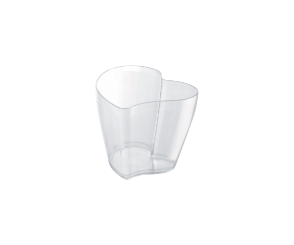 PP Cup Heart 7,3x6,4cm H.5,2cm 100ml Transp.