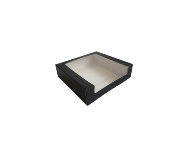 Zijvensterdoos Zwart 19x19x5