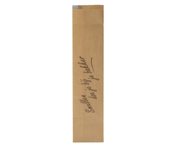 Smullen Bruin Kraft Vensterzak 10x18x58 Stokbrood