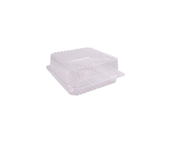 Blister Hamburger/ gebak APET 14x14x6,5 Transp.