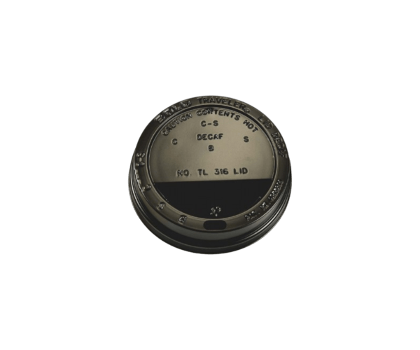 Deksel (koffie)beker 250 en 355cc (20oz) Zwart (78360)