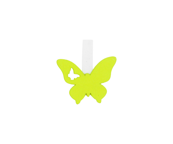 CLip Butterfly Geel (W0056.14)