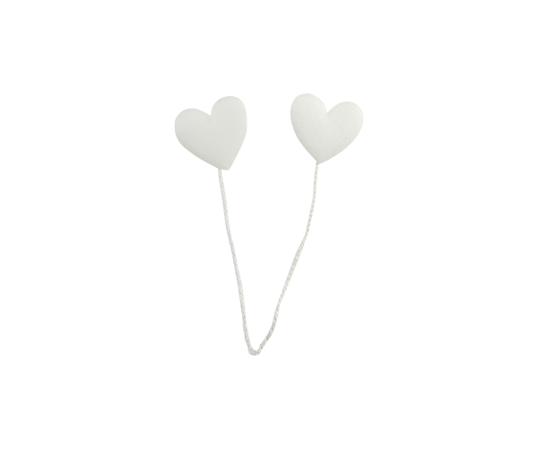Corsage Hearts  on wire wit  (8.024901.01)
