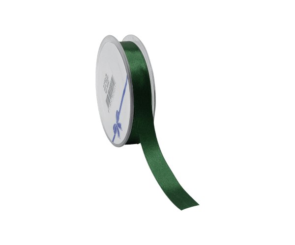 Rol zijdelint 15mm-25mtr Double F Satin D Groen (DFS21.28)