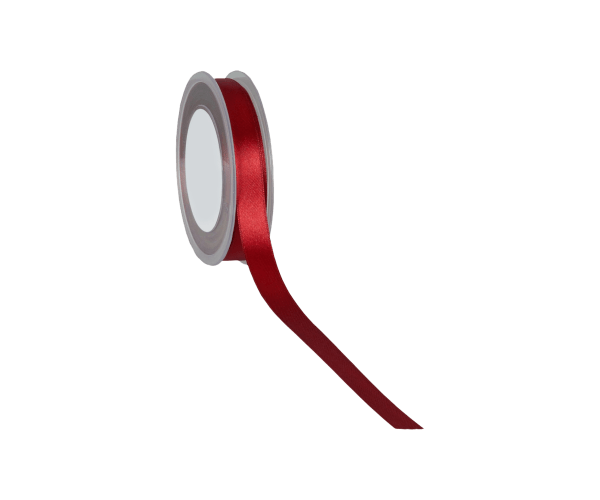 Rol zijdelint 15mm-25mtr Double F Satin D Rood (DFS21.68)