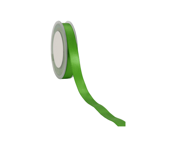 Rol zijdelint 15mm-25mtr Double F Satin Fel Groen (DFS21.24)