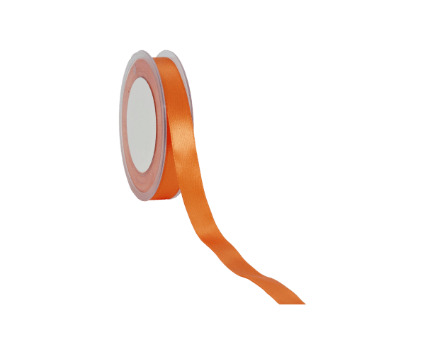 Rol zijdelint 15mm-25mtr Double F Satin L. Oranje (DFS21.32)