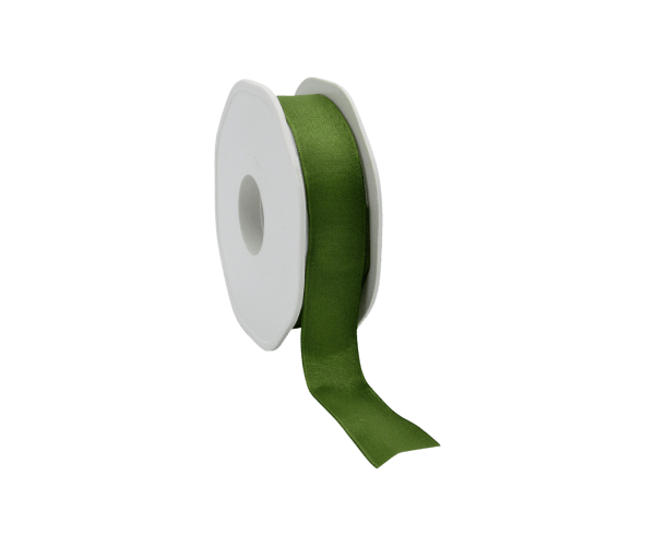 Rol zijdelint 23mm-20mtr Elegance Wired Groen(ELGW26.25)