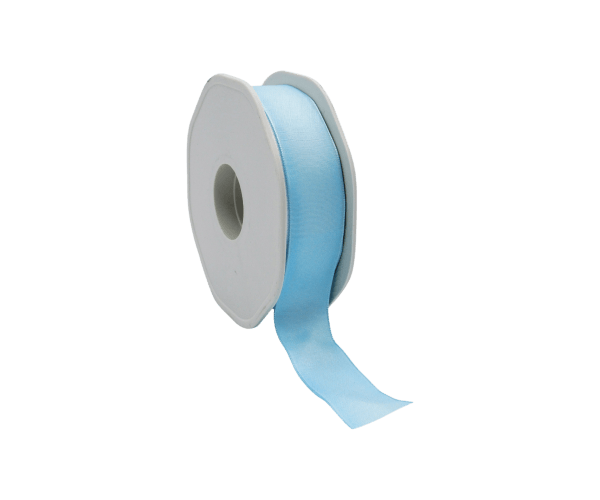 Rol zijdelint 23mm-20mtr Elegance Wired L. Blauw (ELGW26.71)
