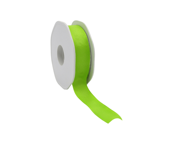 Rol zijdelint 23mm-20mtr Elegance Wired Lime Groen(ELGW26.23