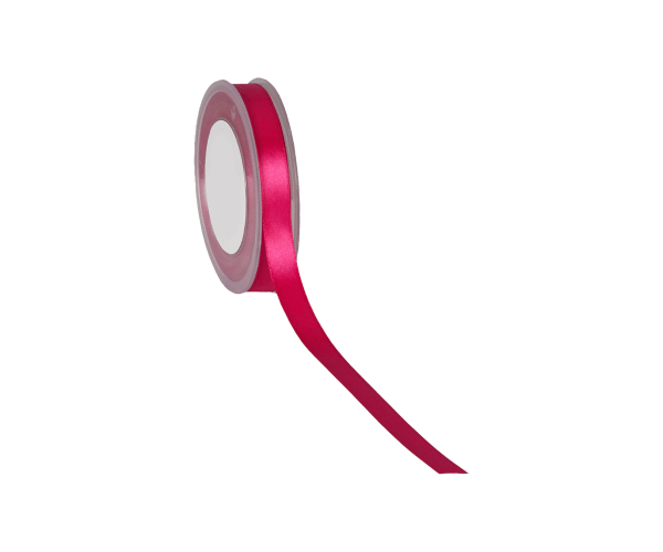 Rol zijdelint 15mm-25mtr Double F Satin Fuchsia (DFS21.55)