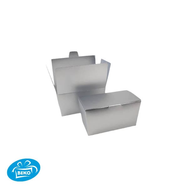 Bonbondoos 250gr. Zilver/Zilver MAT