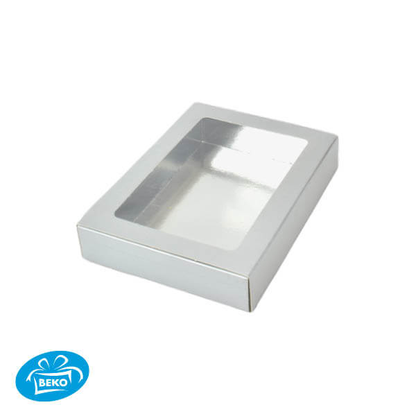 Letterds.Holwand GK-07 17,7x12,2x3,5cm Zilver/Zilver (schuif