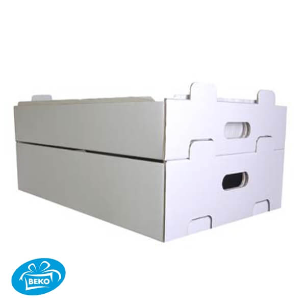 Golfvouwtray Wit 57x39,2x12,5