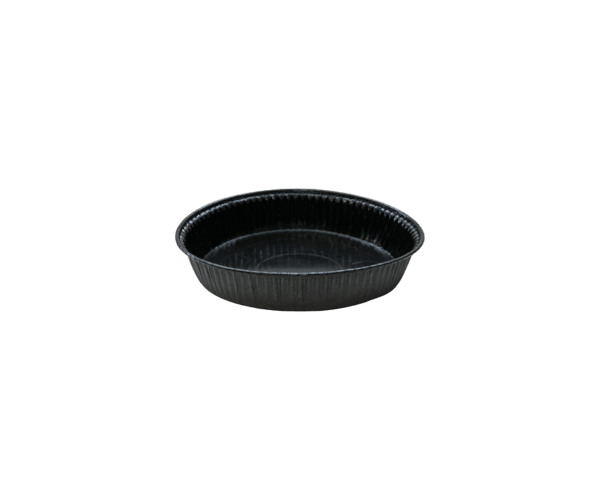 Bakschaal + Pet(binnenkant) Ø15,8(17)x3,1cm Zwart