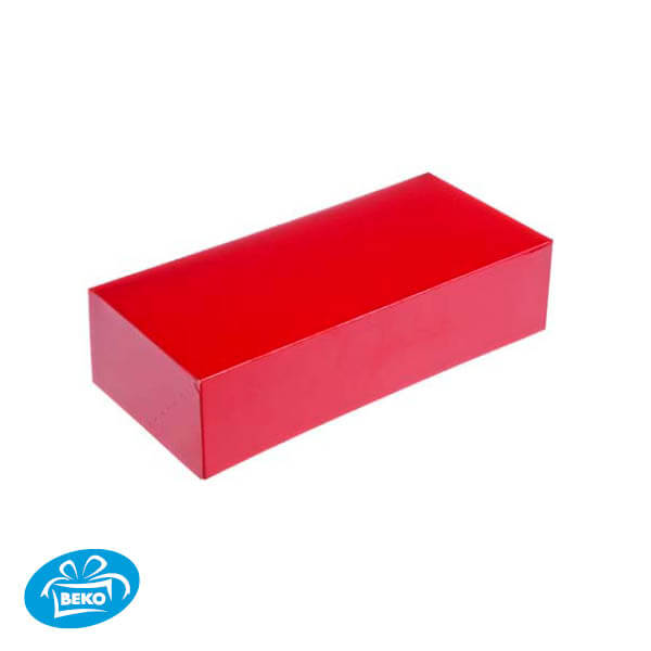 Kerst Stol 26x12x7,5 Rood+logo